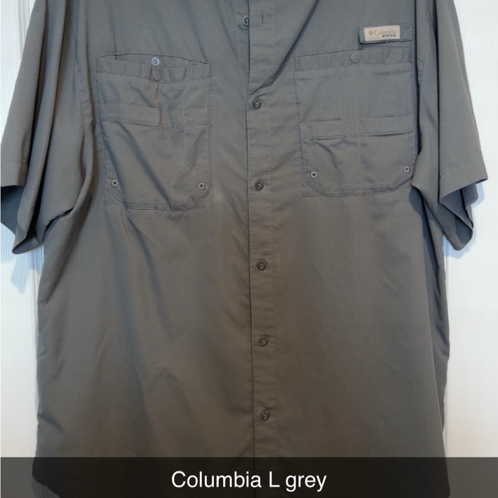 Columbia Charcoal Button-Up Shirt
